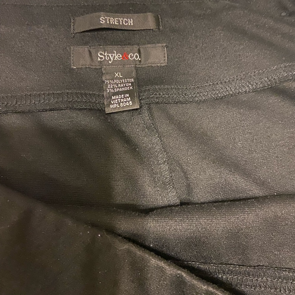 Style & Company XL Black skirt.